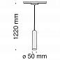 Трековый светодиодный светильник для магнитного шинопровода Maytoni Track Lamps TR016-2-12W4K-B